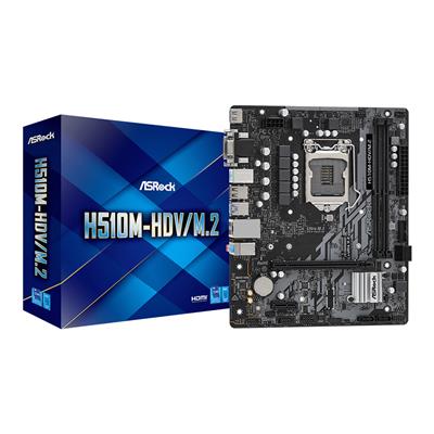 Motherboard ASRock H510M-HDV/M.2 Intel® Socket 1200 11va Gen.